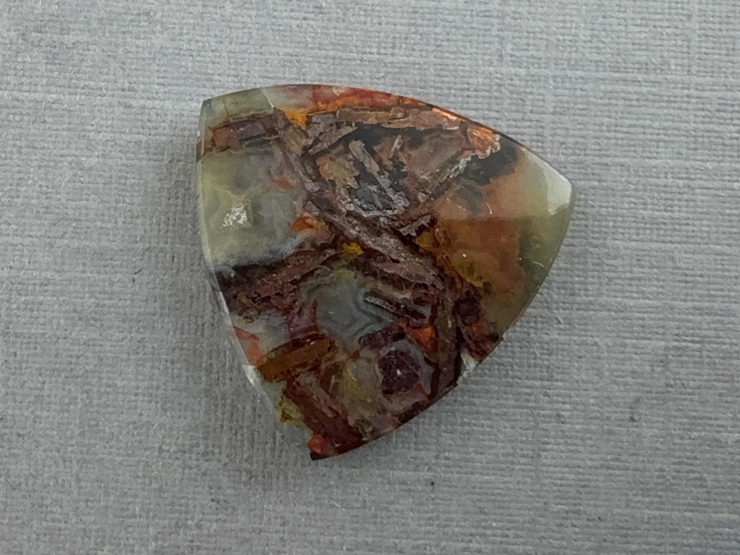 Chrysocolla Agate | Natural Loose Cabochon from Brazil | Z217 - Gem Enthusiast