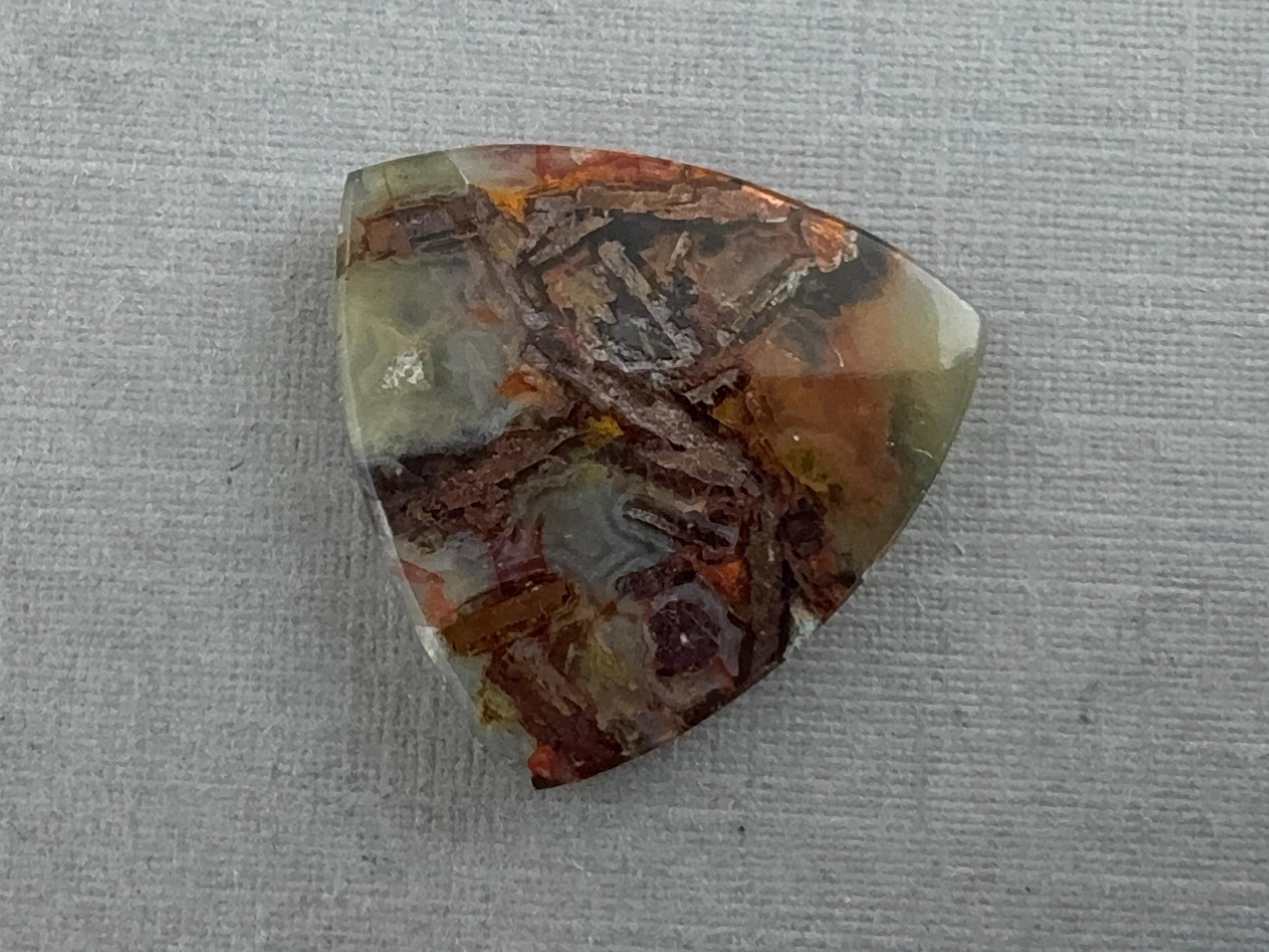 Chrysocolla Agate | Natural Loose Cabochon from Brazil | Z217 - Gem Enthusiast