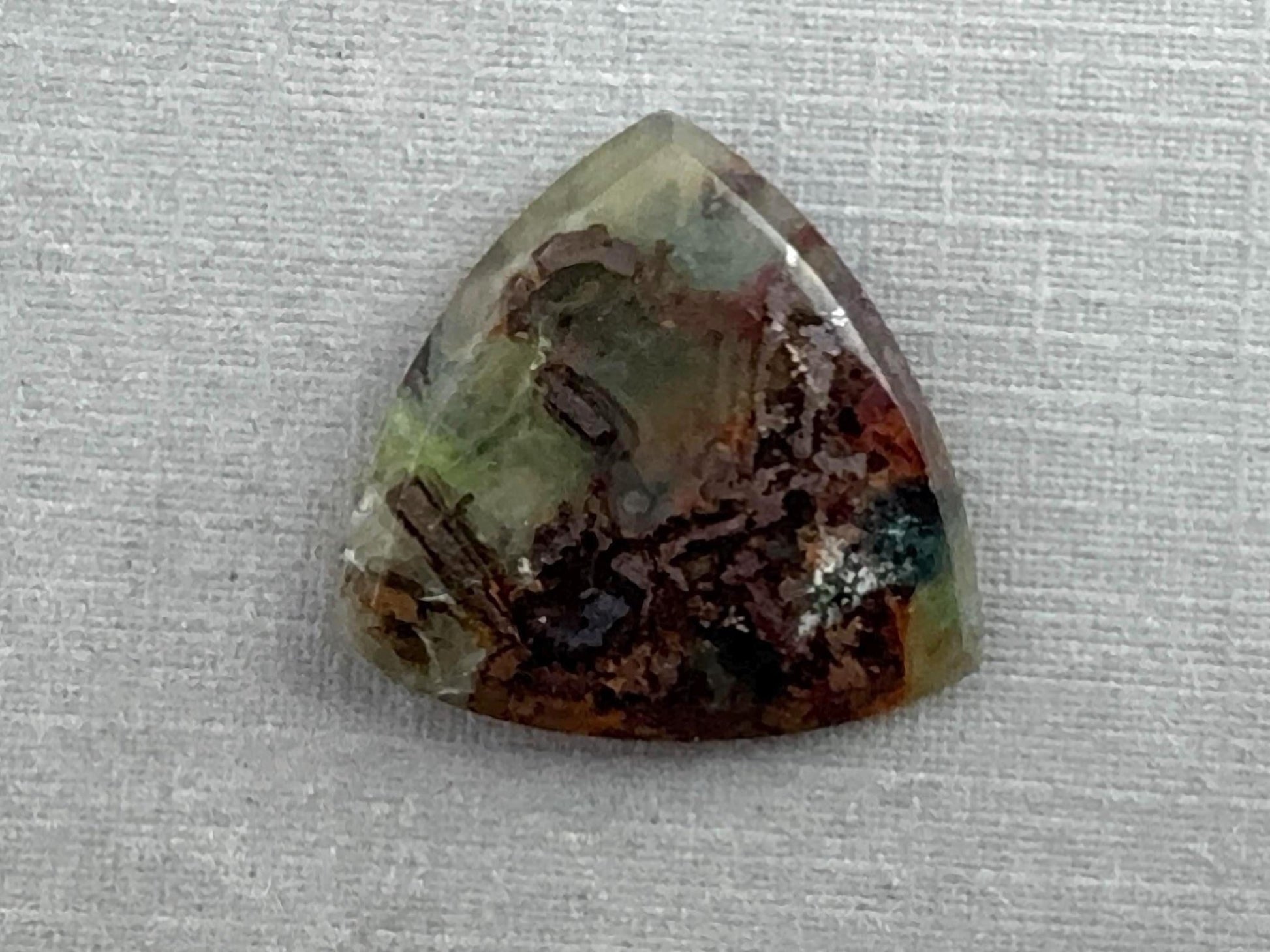 Chrysocolla Agate | Natural Loose Cabochon from Brazil | Z217 - Gem Enthusiast