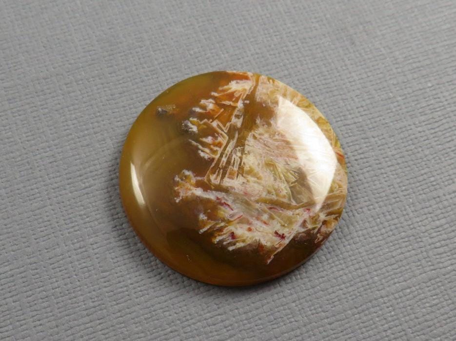 Condor Agate Cabochon | Round Chalcedony from Patagonia Argentina | AG310 - Gem Enthusiast