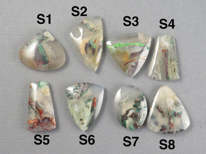Confetti Chalcedony Cabochon | 25–34mm, avg 27.83ct | Per Stone | Indonesia | CF100 - Gem Enthusiast