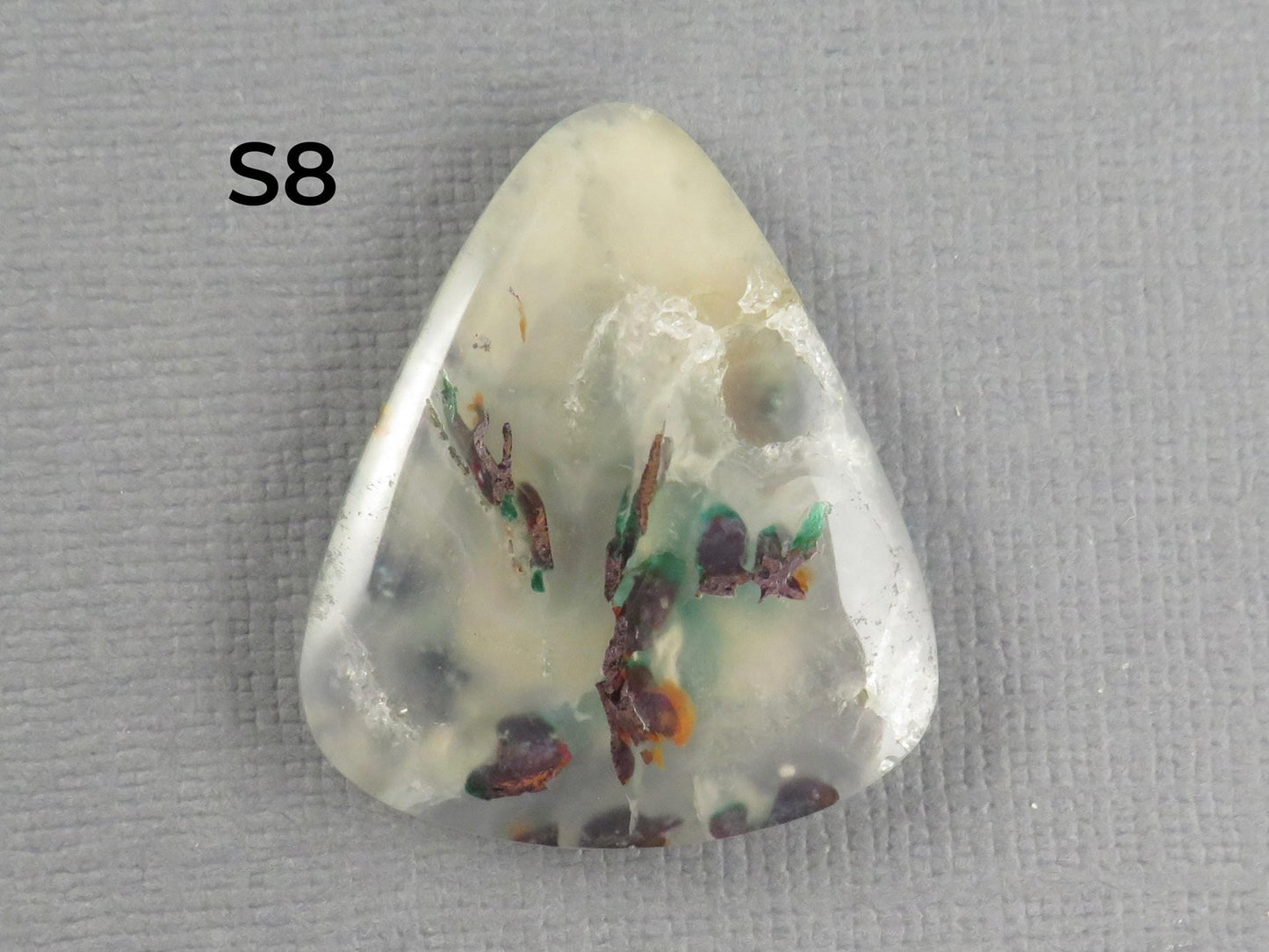 Confetti Chalcedony Cabochon | 25–34mm, avg 27.83ct | Per Stone | Indonesia | CF100 - Gem Enthusiast