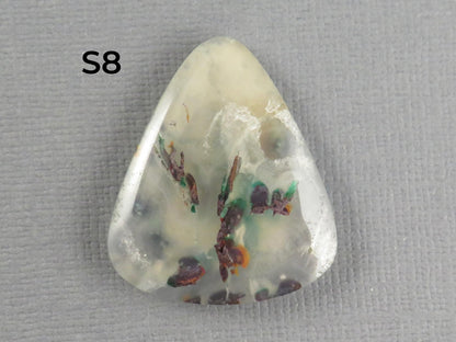 Confetti Chalcedony Cabochon | 25–34mm, avg 27.83ct | Per Stone | Indonesia | CF100 - Gem Enthusiast