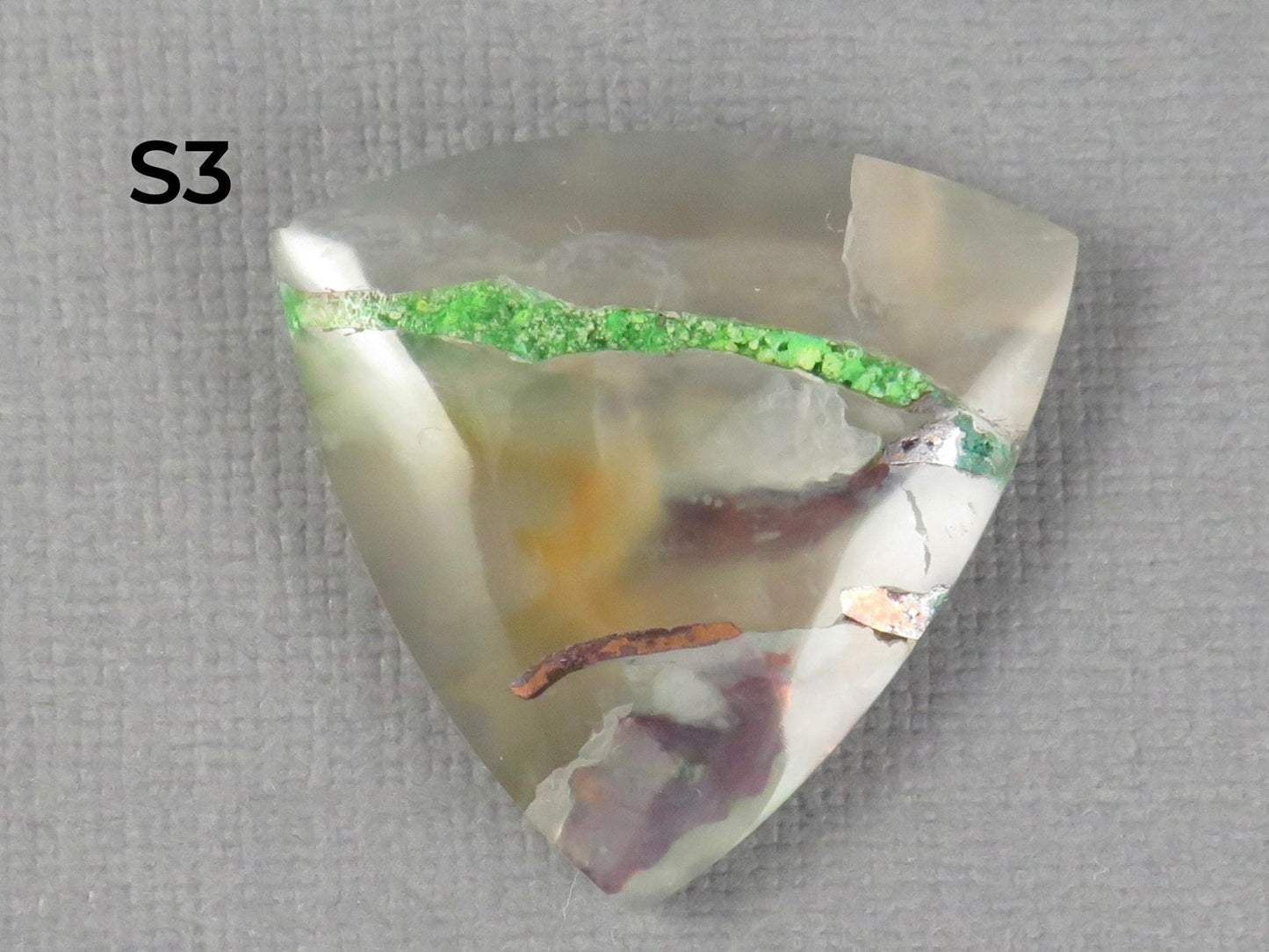 Confetti Chalcedony Cabochon | 25–34mm, avg 27.83ct | Per Stone | Indonesia | CF100 - Gem Enthusiast
