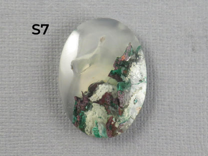 Confetti Chalcedony Cabochon | 25–34mm, avg 27.83ct | Per Stone | Indonesia | CF100 - Gem Enthusiast