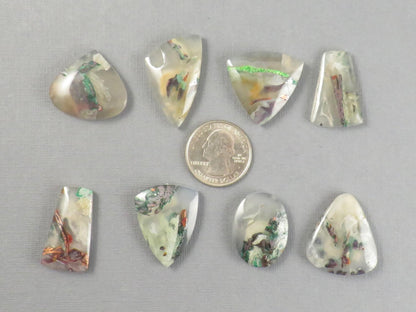 Confetti Chalcedony Cabochon | 25–34mm, avg 27.83ct | Per Stone | Indonesia | CF100 - Gem Enthusiast