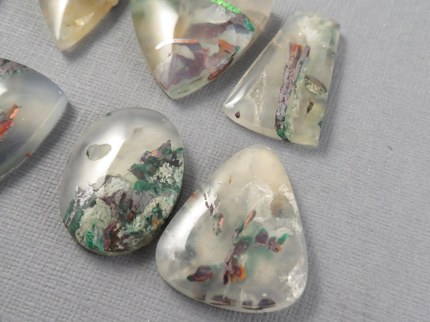 Confetti Chalcedony Cabochon | 25–34mm, avg 27.83ct | Per Stone | Indonesia | CF100 - Gem Enthusiast
