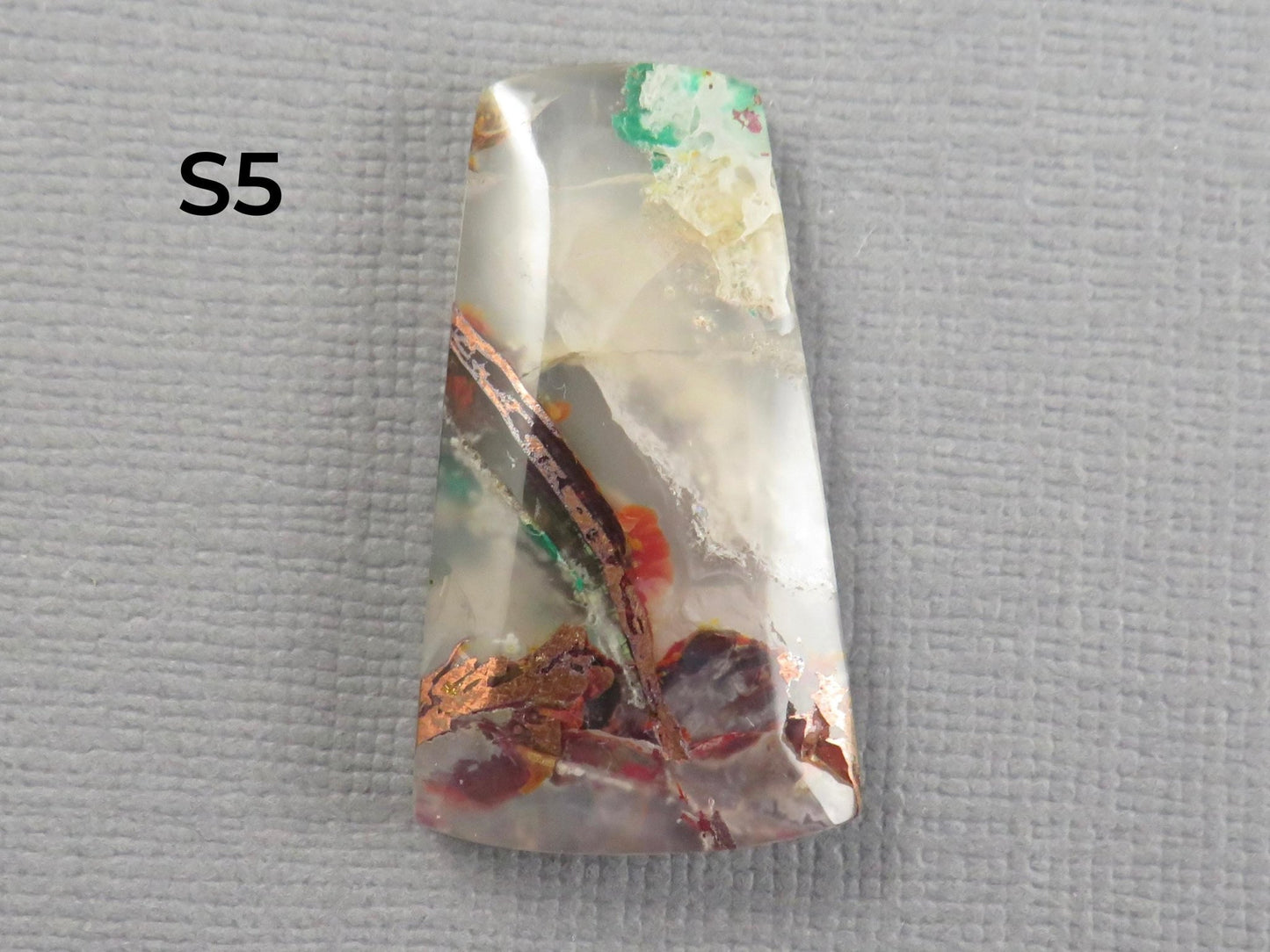 Confetti Chalcedony Cabochon | 25–34mm, avg 27.83ct | Per Stone | Indonesia | CF100 - Gem Enthusiast