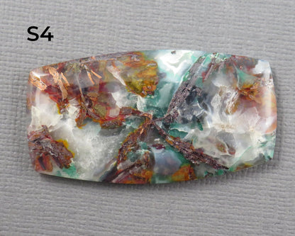Confetti Chalcedony Cabochon | 35.5–43mm, avg 38.08ct | Sold Per Stone | Indonesia | CF108 - Gem Enthusiast