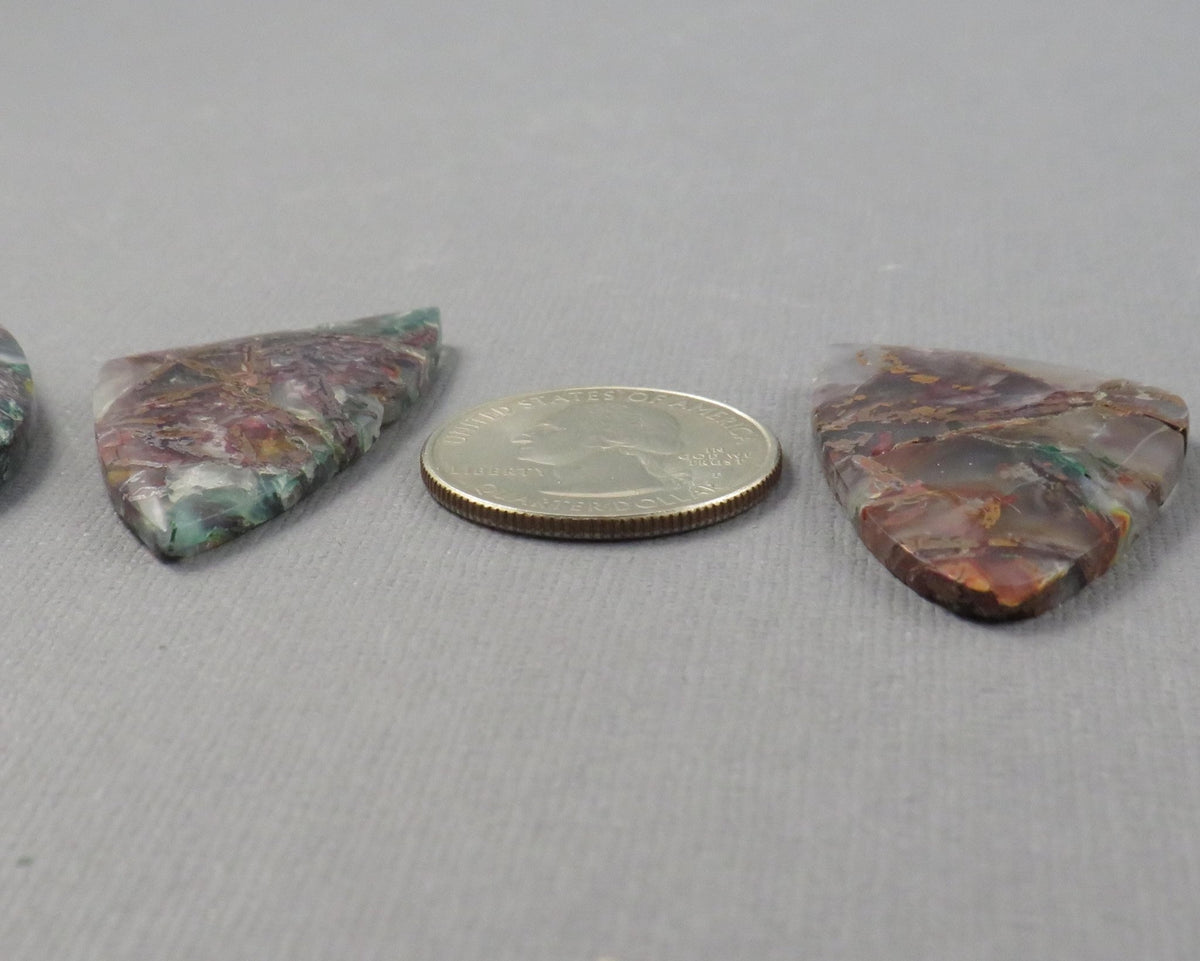 Confetti Chalcedony Cabochon | 35.5–43mm, avg 38.08ct | Sold Per Stone | Indonesia | CF108 - Gem Enthusiast