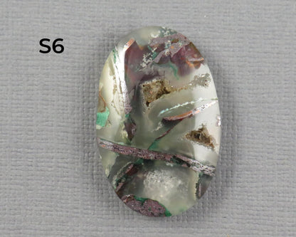 Confetti Chalcedony Cabochon Freeform | 26.5–38mm, avg 32.58ct | Per Stone | Indonesia | CF103 - Gem Enthusiast