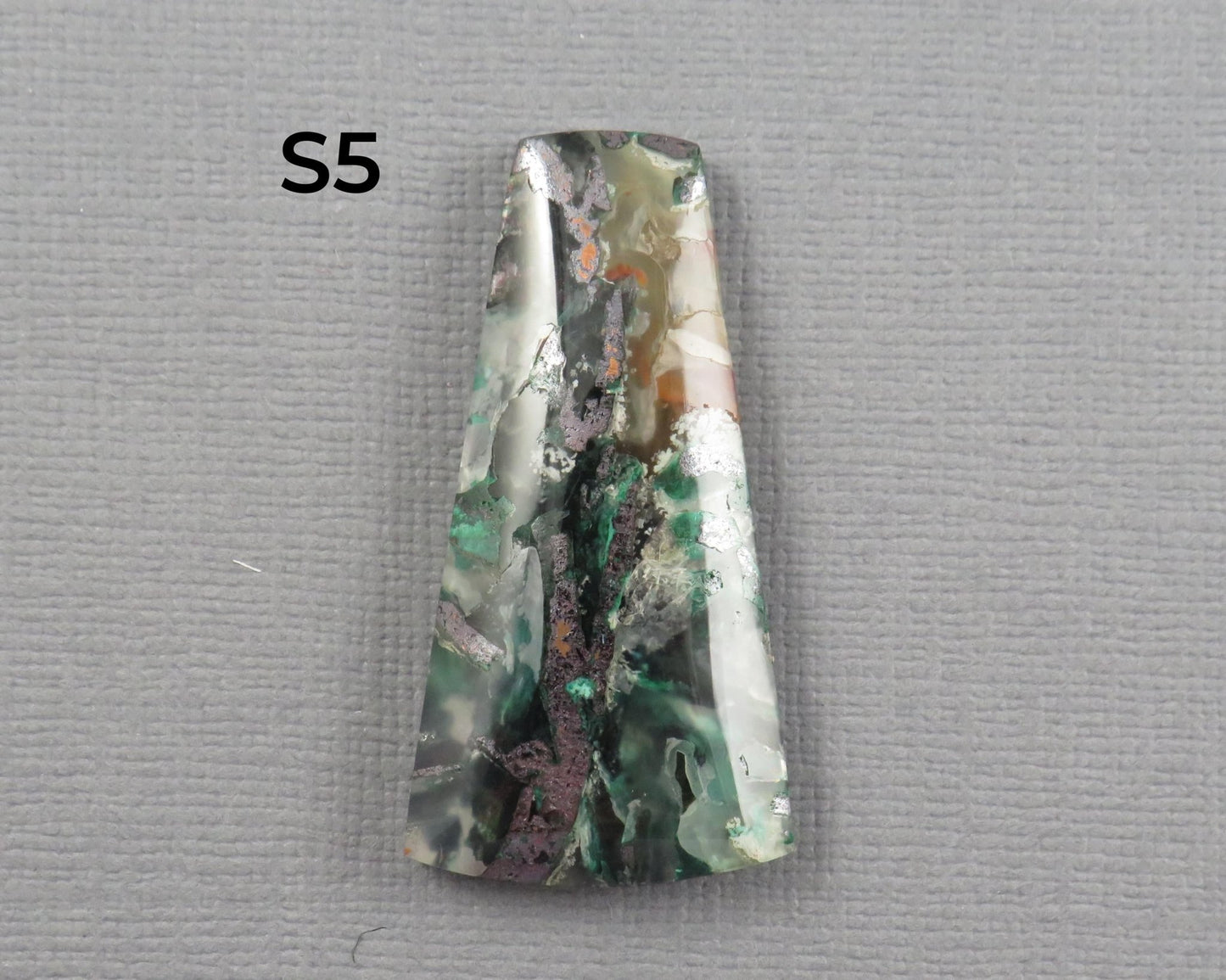 Confetti Chalcedony Cabochon Freeform | 26.5–38mm, avg 32.58ct | Per Stone | Indonesia | CF103 - Gem Enthusiast