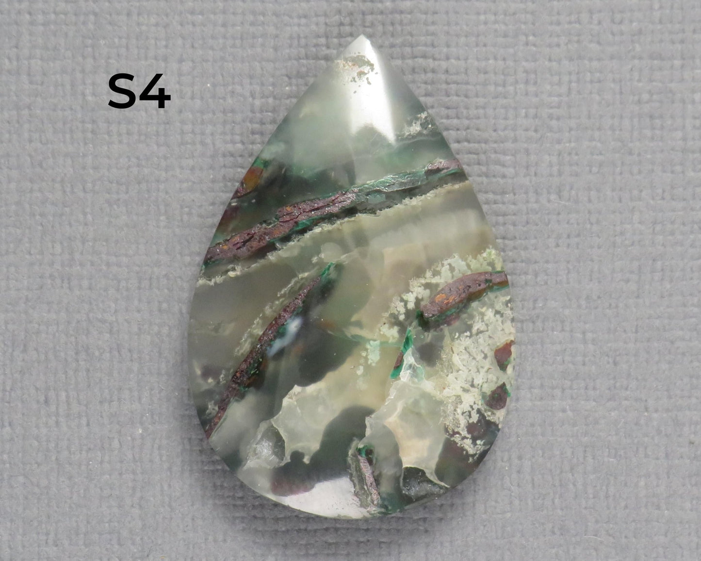 Confetti Chalcedony Cabochon Freeform | 28–35mm, avg 31.09ct | Per Stone | Indonesia | CF106 - Gem Enthusiast