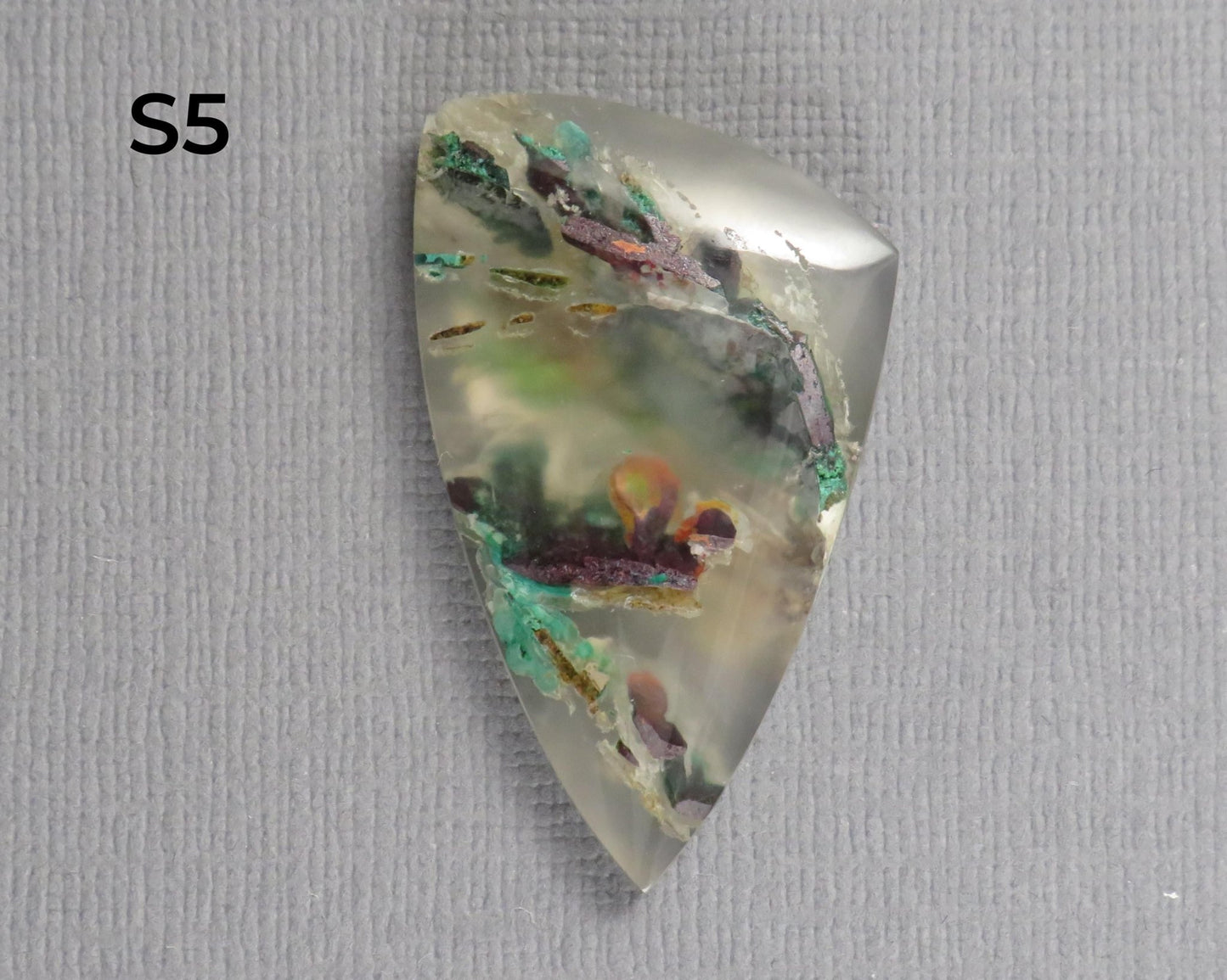 Confetti Chalcedony Cabochon Freeform | 28–35mm, avg 31.09ct | Per Stone | Indonesia | CF106 - Gem Enthusiast