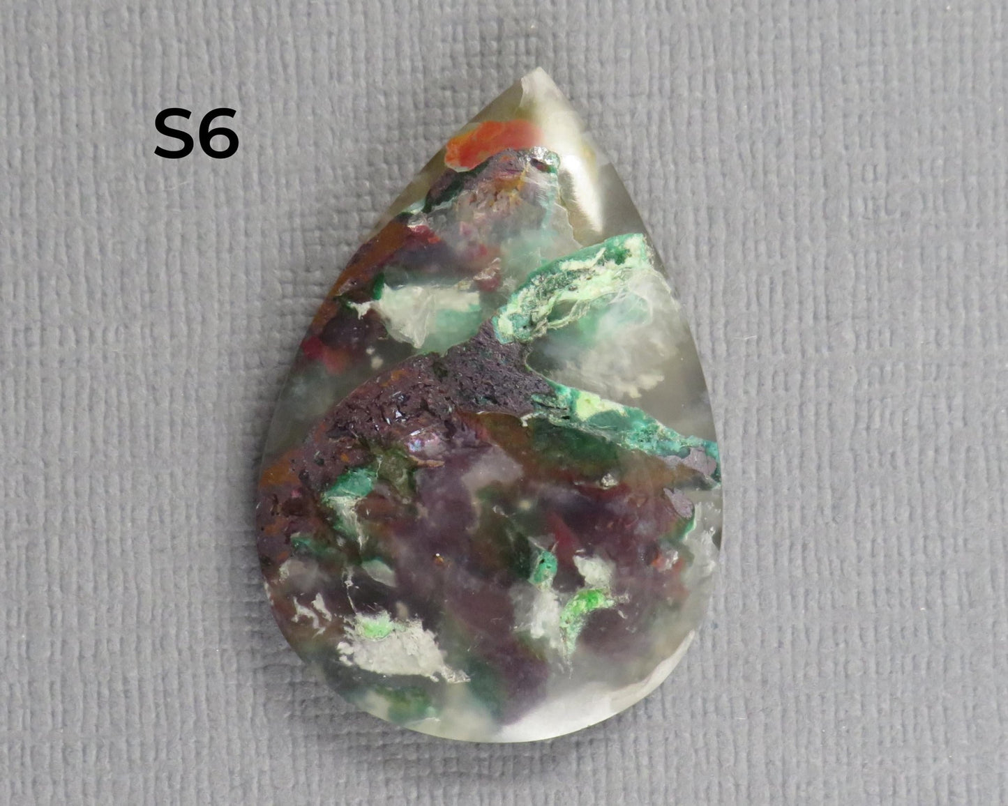 Confetti Chalcedony Cabochon Freeform | 28–35mm, avg 31.09ct | Per Stone | Indonesia | CF106 - Gem Enthusiast