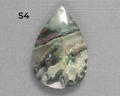 Confetti Chalcedony Cabochon Freeform | 28–35mm, avg 31.09ct | Per Stone | Indonesia | CF106 - Gem Enthusiast