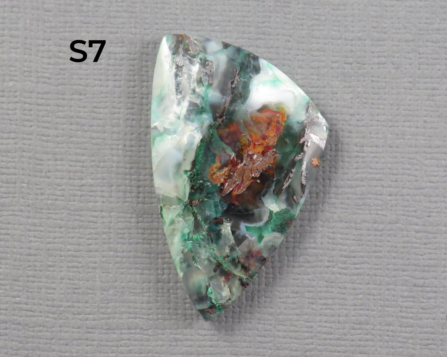 Confetti Chalcedony Cabochon Freeform | 28–35mm, avg 31.09ct | Per Stone | Indonesia | CF106 - Gem Enthusiast
