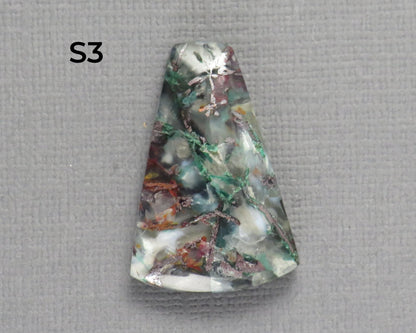 Confetti Chalcedony Cabochon Freeform | 28–35mm, avg 31.09ct | Per Stone | Indonesia | CF106 - Gem Enthusiast
