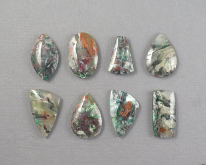 Confetti Chalcedony Cabochon Freeform | 28–35mm, avg 31.09ct | Per Stone | Indonesia | CF106 - Gem Enthusiast