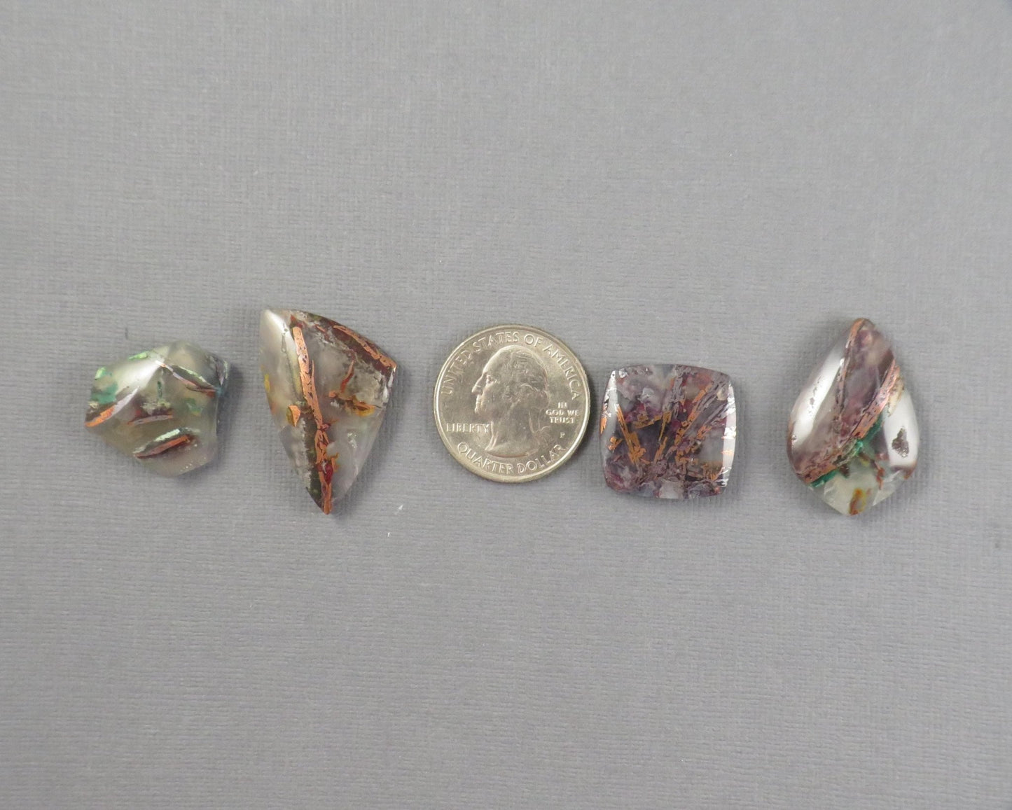 Confetti Chalcedony Cabochon Freeform | Sold Per Stone | 23–32mm, avg 27.27ct | Indonesia | CF104 - Gem Enthusiast