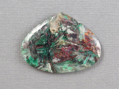 Confetti Chalcedony Cabochon Pear | 36x27mm, 32ct | Indonesia | CF109 - Gem Enthusiast