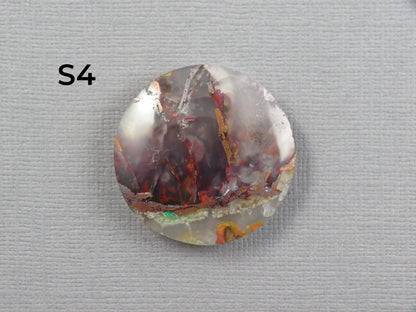 Confetti Chalcedony Cabochon Round | 28–29mm, avg 53.78ct | Per Stone | Indonesia | CF105 - Gem Enthusiast