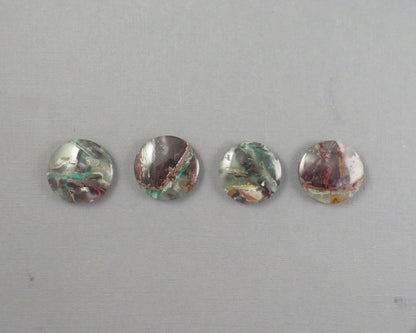 Confetti Chalcedony Cabochon Round | 28–29mm, avg 53.78ct | Per Stone | Indonesia | CF105 - Gem Enthusiast