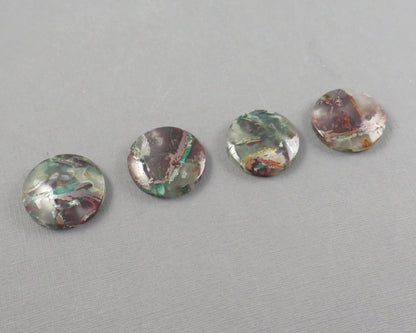 Confetti Chalcedony Cabochon Round | 28–29mm, avg 53.78ct | Per Stone | Indonesia | CF105 - Gem Enthusiast