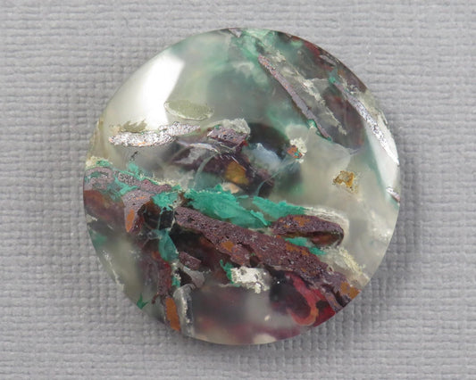 Confetti Chalcedony Cabochon Round | 28–29mm, avg 53.78ct | Per Stone | Indonesia | CF105 - Gem Enthusiast