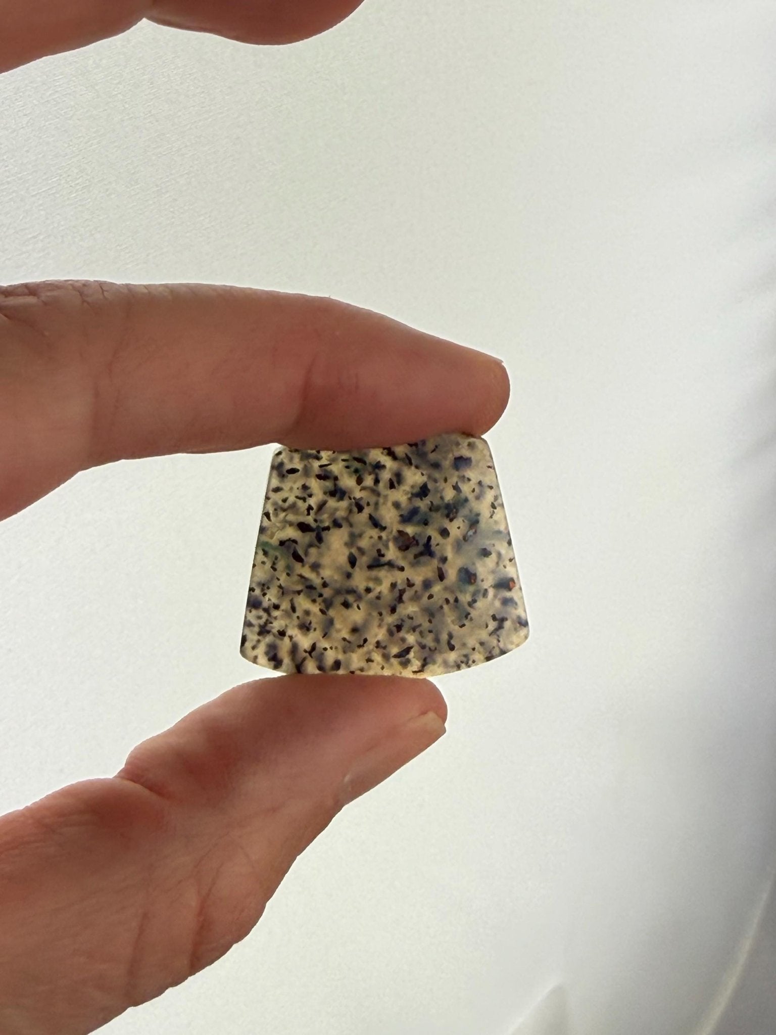 Confetti Chrysocolla in Chalcedony | Natural Cabochon Gemstone | CA331 - One of a Kind Cabochons - Gem Enthusiast