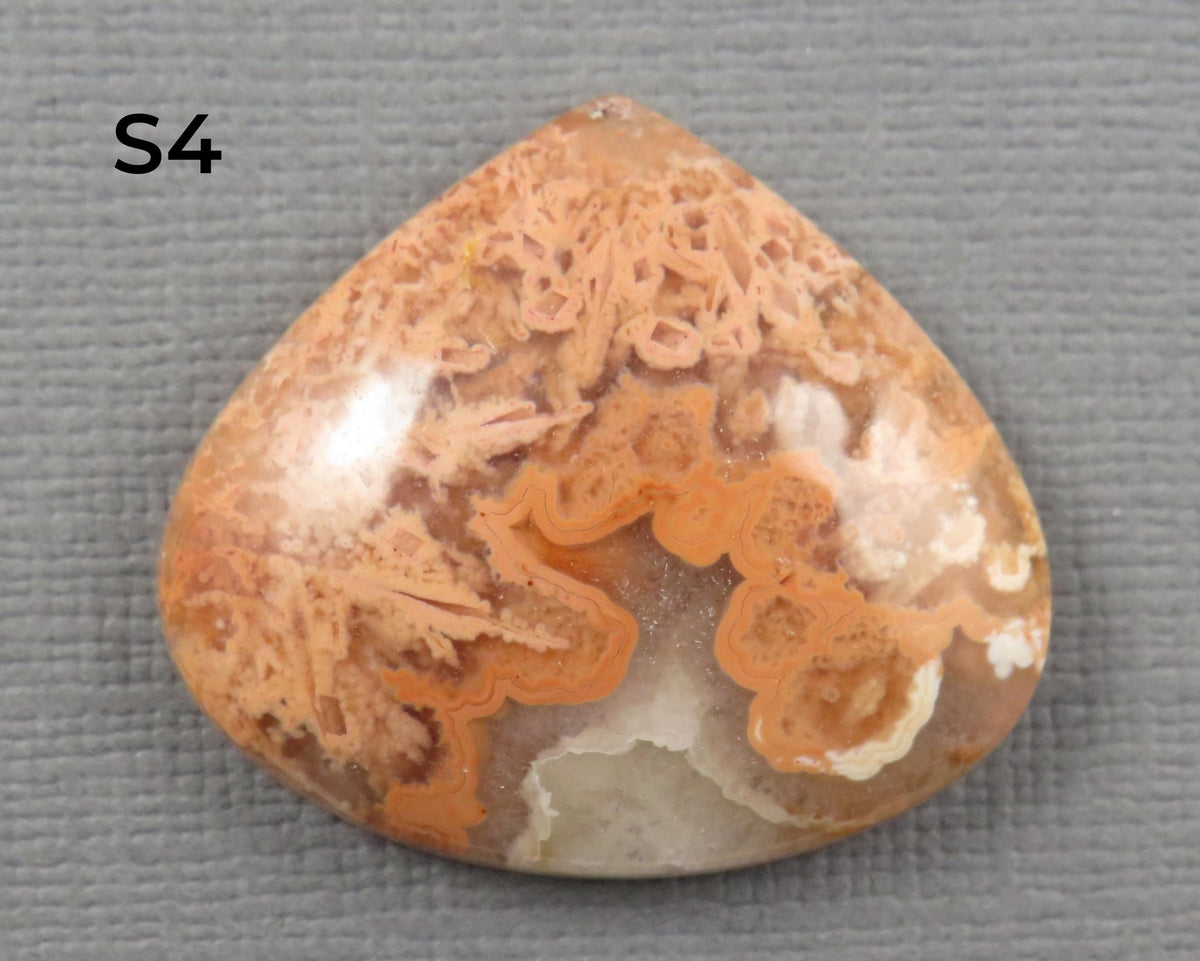 Crazy Lace Agate Cabochon Teardrop| Sold Per Stone | 26mm, avg 33ct | Indonesia | AG399 - Gem Enthusiast
