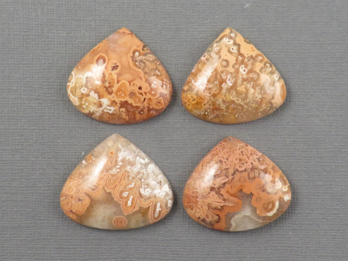 Crazy Lace Agate Cabochon Teardrop| Sold Per Stone | 26mm, avg 33ct | Indonesia | AG399 - Gem Enthusiast