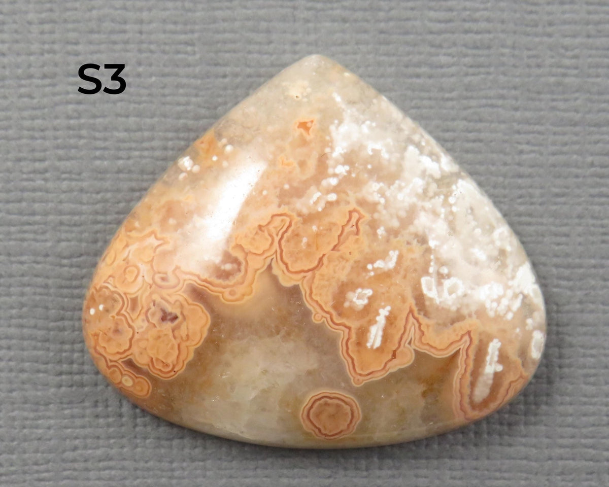 Crazy Lace Agate Cabochon Teardrop| Sold Per Stone | 26mm, avg 33ct | Indonesia | AG399 - Gem Enthusiast