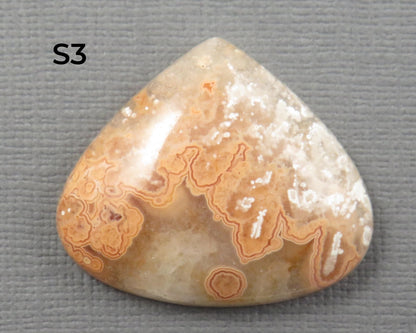 Crazy Lace Agate Cabochon Teardrop| Sold Per Stone | 26mm, avg 33ct | Indonesia | AG399 - Gem Enthusiast