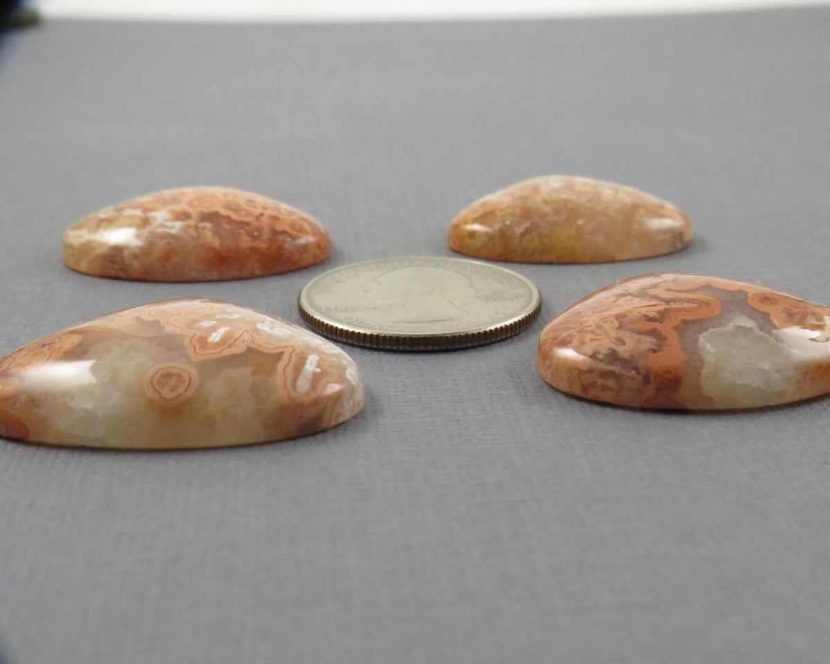 Crazy Lace Agate Cabochon Teardrop| Sold Per Stone | 26mm, avg 33ct | Indonesia | AG399 - Gem Enthusiast