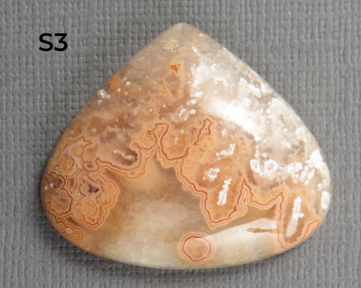 Crazy Lace Agate Cabochon Teardrop| Sold Per Stone | 26mm, avg 33ct | Indonesia | AG399 - Gem Enthusiast