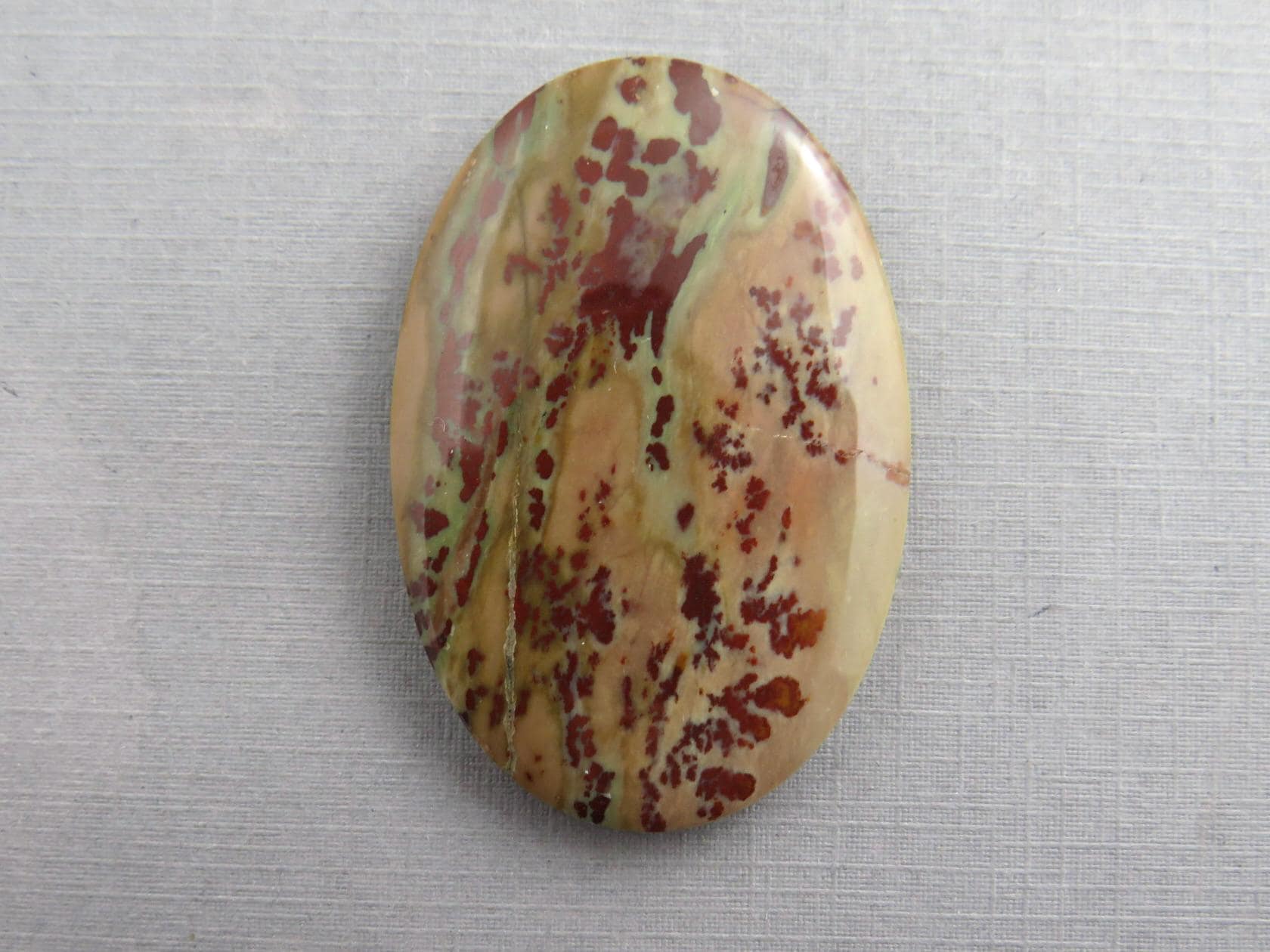 Dead Camel Jasper | American Gemstone Oval Cabochon from Nevada | 47mm x 32mm | JS396 - Gem Enthusiast