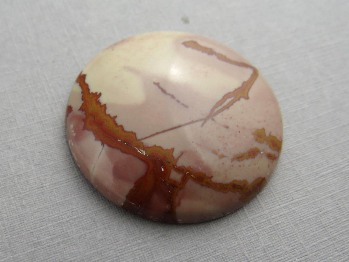 Dead Camel Jasper| Round Cabochon | 33x33mm, 50ct | Nevada, USA | JS399 - Gem Enthusiast