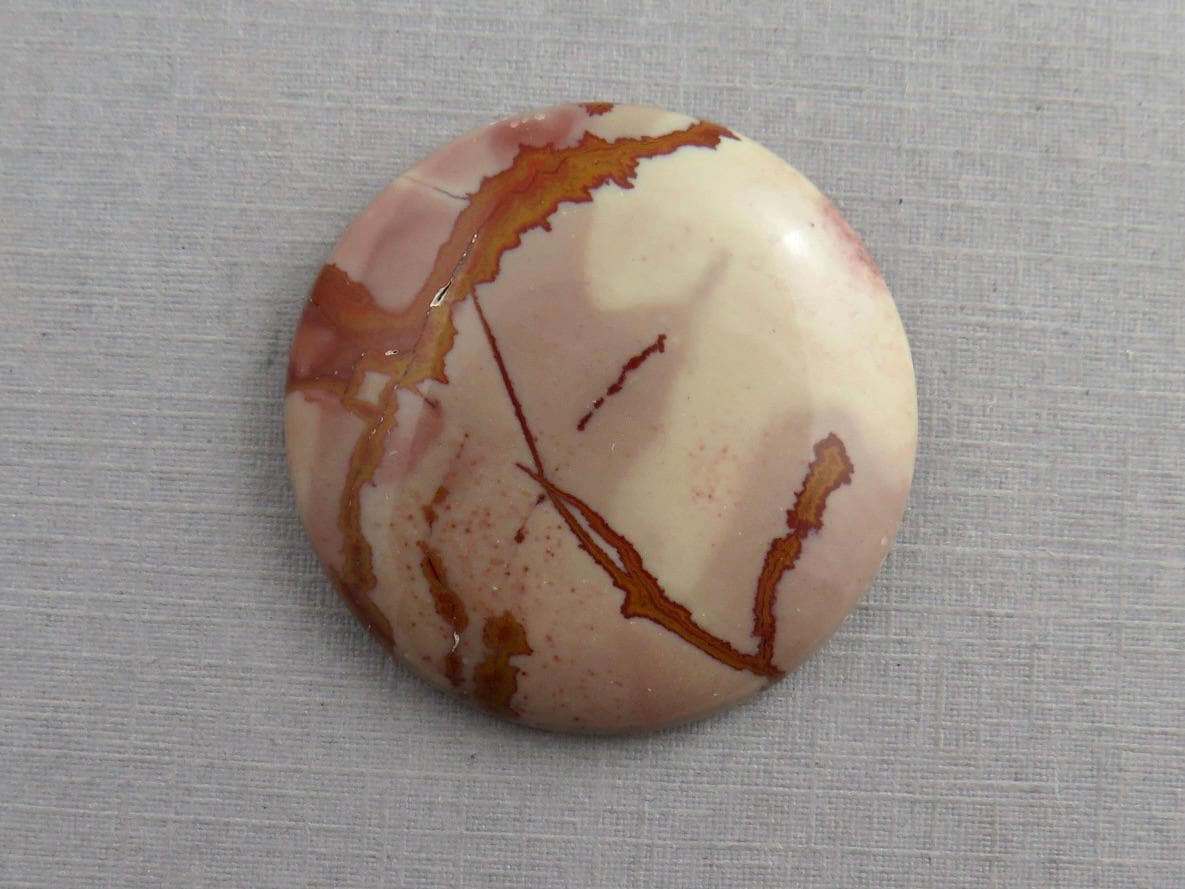 Dead Camel Jasper| Round Cabochon | 33x33mm, 50ct | Nevada, USA | JS399 - Gem Enthusiast