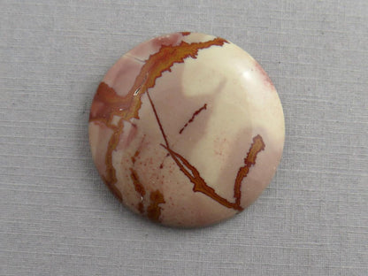 Dead Camel Jasper| Round Cabochon | 33x33mm, 50ct | Nevada, USA | JS399 - Gem Enthusiast