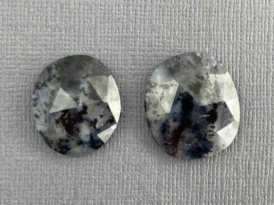 Dendritic Opal Rose Cut Lot | Gemstone Cabochon | OD102 S2 S3 - Gem Enthusiast