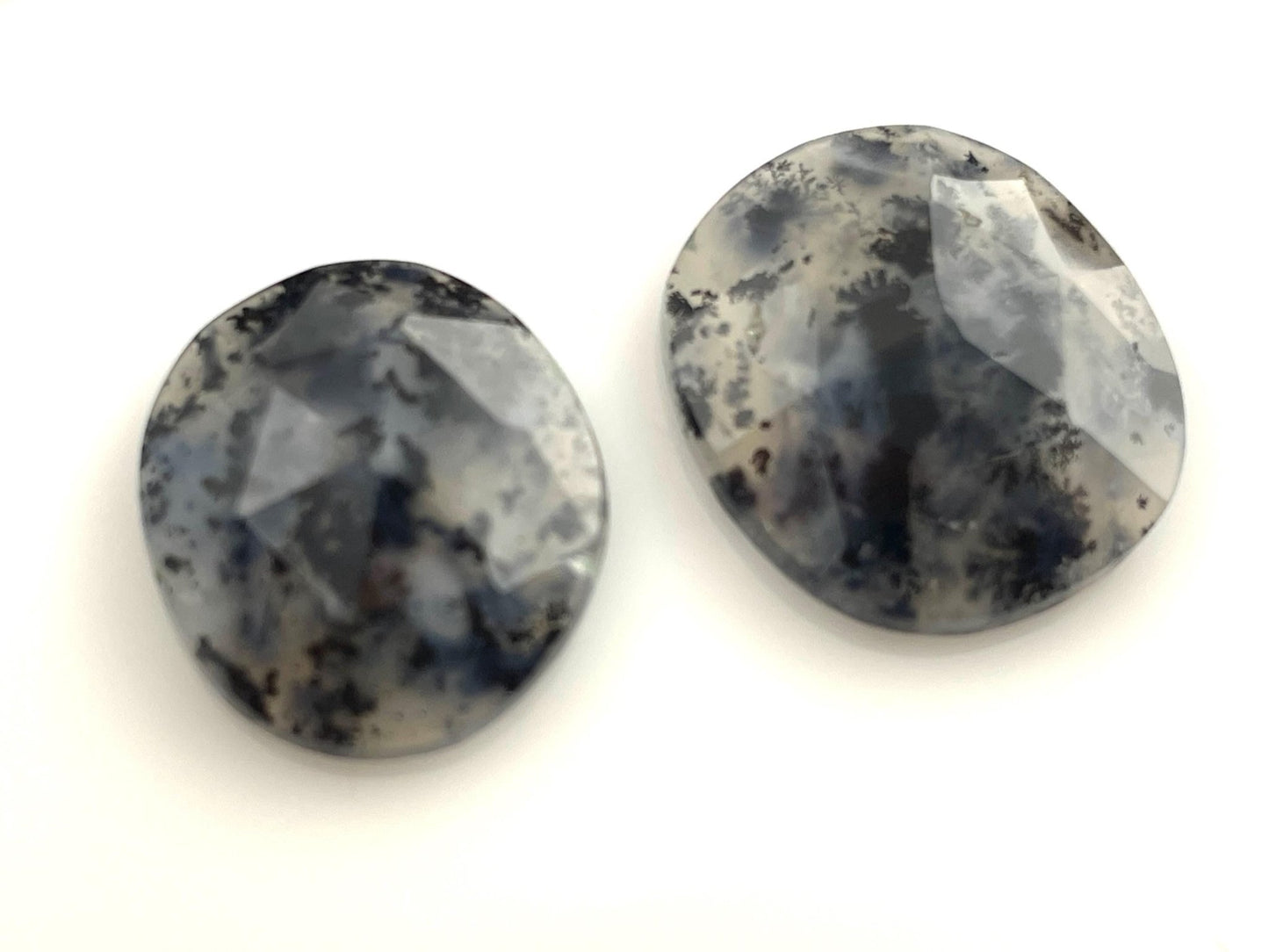 Dendritic Opal Rose Cut Lot | Gemstone Cabochon | OD102 S2 S3 - Gem Enthusiast