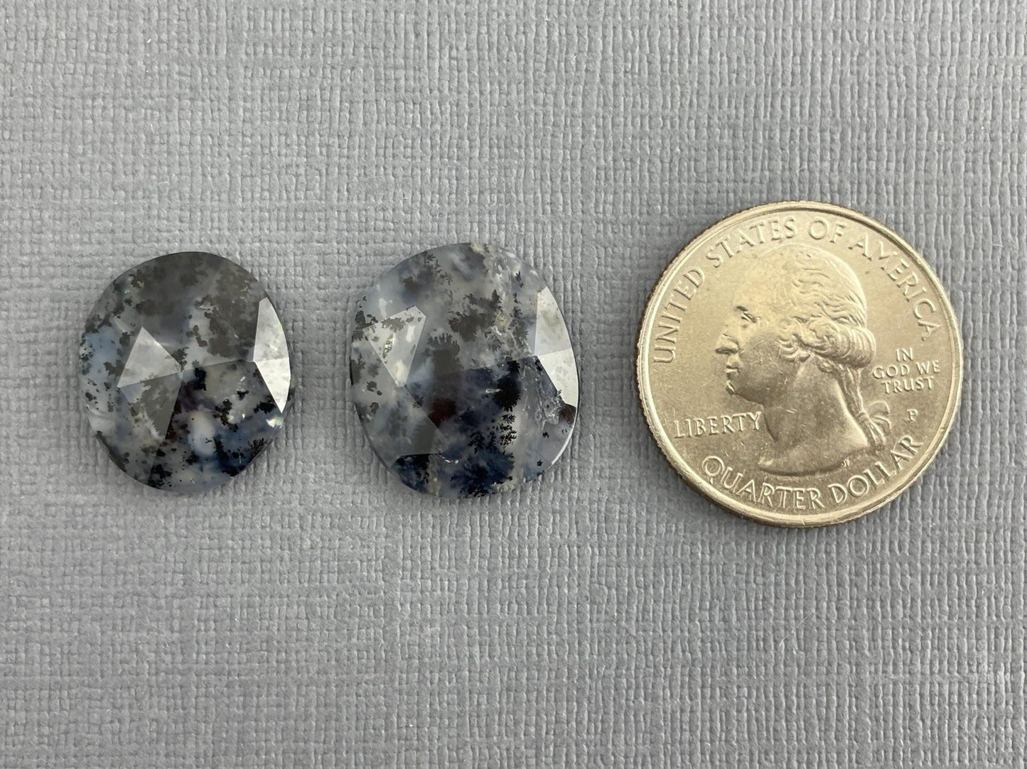Dendritic Opal Rose Cut Lot | Gemstone Cabochon | OD102 S2 S3 - Gem Enthusiast