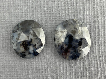 Dendritic Opal Rose Cut Lot | Gemstone Cabochon | OD102 S2 S3 - Gem Enthusiast