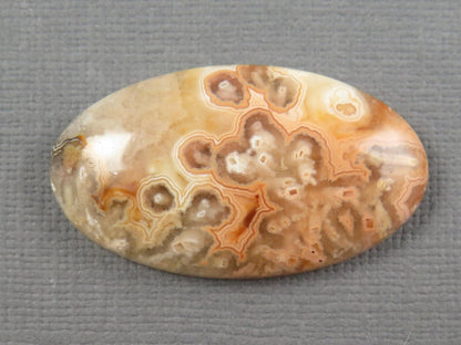 Designer Gemstone Set | Oregon Sunstone | Lace Agate Cabochon | 2-Stone Lot | Oregon, USA and Indonesia | SET121 - Gem Enthusiast