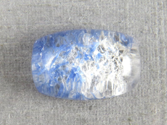 Dumortierite in Quartz Rectangular Cabochon Gem | 12x8 |Natural Gemstone from Brazil | 3.4 carats | QU545 - Gem Enthusiast