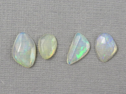 Ethiopian Opal Rose Cut | Welo opal | 9-12.5mm length, 2.5 depth, 3.43ct | Sold as Lot | OP487 - Gem Enthusiast