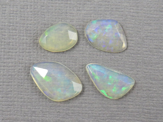 Ethiopian Opal Rose Cut | Welo opal | 9-12.5mm length, 2.5 depth, 3.43ct | Sold as Lot | OP487 - Gem Enthusiast