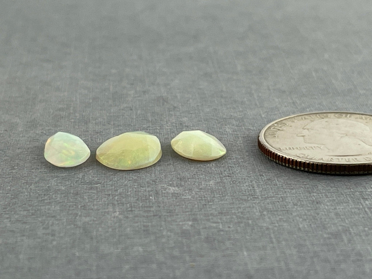 Ethiopian Opals with Fire Lot | Rose Cut Gemstone | 2.46 carats | OP423 - Opal - Gem Enthusiast