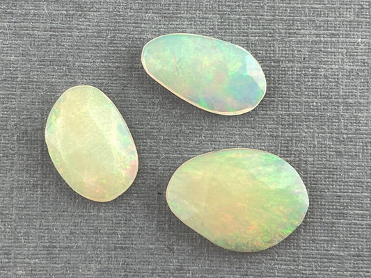 Ethiopian Opals with Fire Lot | Rose Cut Gemstone | 2.46 carats | OP423 - Opal - Gem Enthusiast